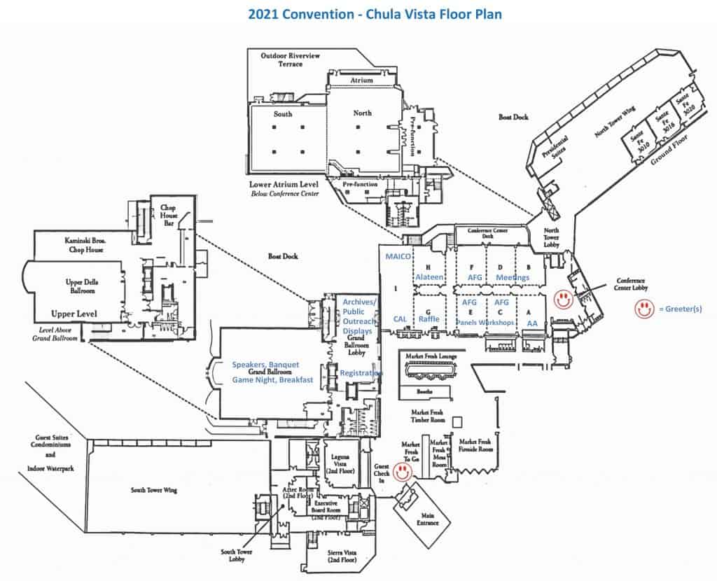 2021 Convention-Chula Layout Map